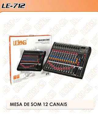 MESA DE SOM 12CANAIS LELONG