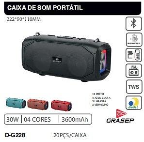 CAIXA DE SOM PORTATIL RGB GRASEP