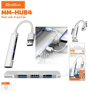 HUB USB 4 PORTAS USB 3.0 MINIMEN