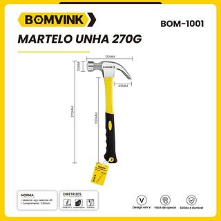 MARTELO UNHA 270G BOMVINK