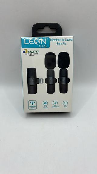 MICROFONE DE LAPELA SEM FIO LEON GTS
