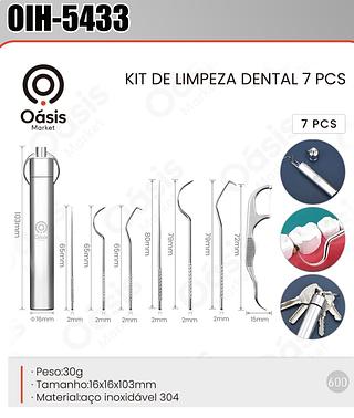KIT DE LIMPEZA DENTAL 7PCS OASIS