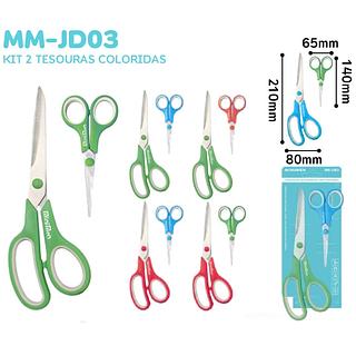 KIT DE TESOURAS DE AÇO INOXIDAVEL MINIMEN