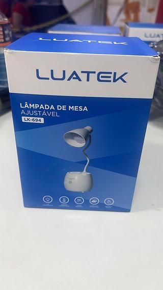 LAMPADA DE MESA AJUSTAVEL LUATEK