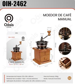 MOEDOR DE CAFÉ MANUAL OASIS MARKET
