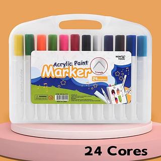 CANETA HIDROGRÁFICA ACRYLIC PAINT MARKER 24COLOURS (7897064260241)