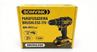 PARAFUSADEIRA BRUSHLESS 21V BOMVINK