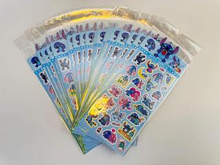 DQ-E CARTELA DE ADESIVOS STITCH