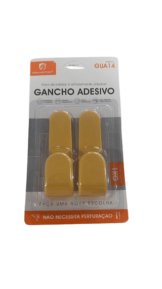GANCHO ADESIVO PARA CASA CARGA MAXIMA 1KG HMASTON