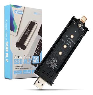 CASE PARA SSD M.2 USB & TYPE-C KNUP