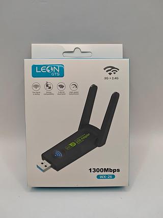ADAPTADOR DE WIFI 1300MBPS 5G+2.4G LEON GTS