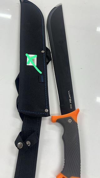 FACÃO AÇO INOX CABO EM PLÁSTICO E BAINHA LUATEK