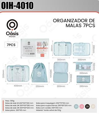 ORGANIZADOR DE MALAS 7PCS OÁSIS MARKET