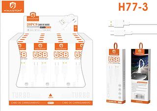 CABO DE CARREGAMENTO 5.1A MAX USB H'MASTON