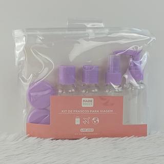 KIT DE FRASCOS PARA VIAGEM MADE BASIC 6EM1 LUATEK