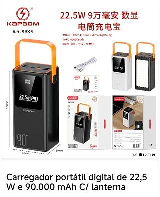 POWER BANK TURBO 22.5W 90000MAH KAPBOM