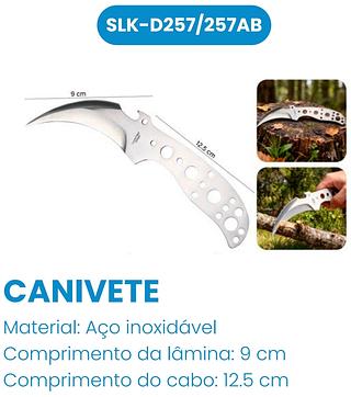 KARAMBIT CURVADO CSGO TRILHA BLACK LUATEK
