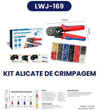KIT DE FERRAMENTA DE CRIMPAGEM 1200PCS LUATEK