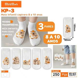 PACOTE DE MEIA INFANTIL PACOTE COM 12 PARES CADA MINIMEN