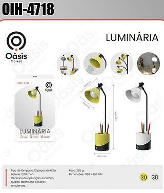 LUMINARIA DE MESA OASIS