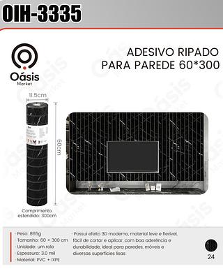 ADESIVO RIPADO PARA PAREDE 60*300 OASIS