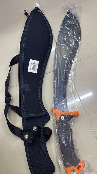 FACÃO AÇO INOX CABO EM PLÁSTICO E BAINHA LUATEK