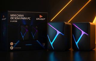 MINI CAIXA DE SOM PARA PC GRASEP