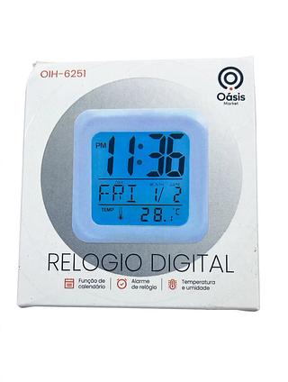 RELOGIO DIGITAL OÁSIS MARKET