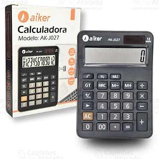 CALCULADORA DIGITAL 12 DIGITOS M+M- MRC AIKER