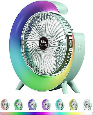 VENTILADOR COLORFUL DESKTOP FAN COOL WIND FAN LEON