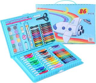 KIT DE CANETINHAS PARA PINTURA 86 PÇS KIDS