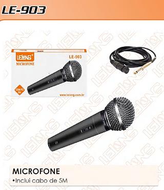 MICROFONE COM FIO 5M LELONG