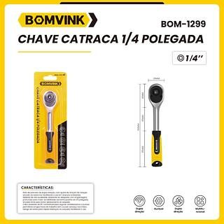 CHAVE CATRACA 1/4 POLEGADAS BOMVICK