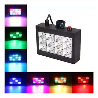 MINIRREFLETOR DE LED LUZ ESTROBOSCÓPIA 12 LEDS ONISTEK