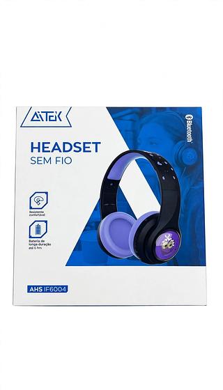 HEADSET SEM FIO ATEK