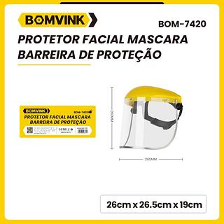 PROTETOR FACIAL MACSCARA BARREIRA DE PROTEÇÃO BOMVINK
