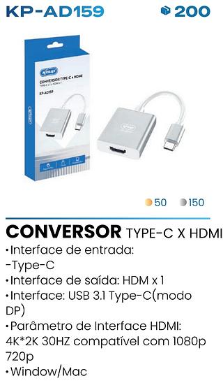 CONVERSOR TYPE-C*HDMI KNUP