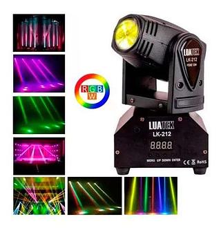 LK-212 MINI MOVING 30W LUATEK LEDS RGB