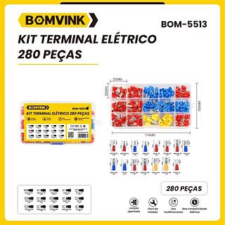 KIT TERMINAL ELETRICO 280PÇS BOMVINK