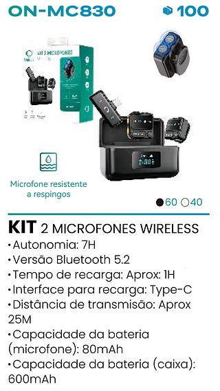 KIT DE MICROFONES DE LAPELA WIRELESS ONISTEK