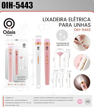 LIXADEIRA ELETRICA PARA UNHAS OASIS MARKET