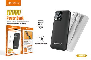 POWER BANK CARGA SUPER RAPIDA 22.5W 10000MAH PEINING