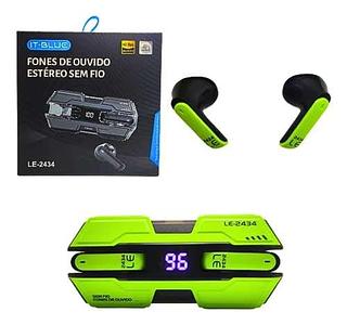 FONE DE OUVIDO ESTEREO SEM FIO IT-BLUE