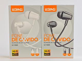 FONE DE OUVIDO TIPO C MIC HI-FI MUSIC LELONG