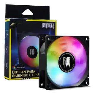 COOLER LED FAN PARA GABINETE E CPU REVENGER