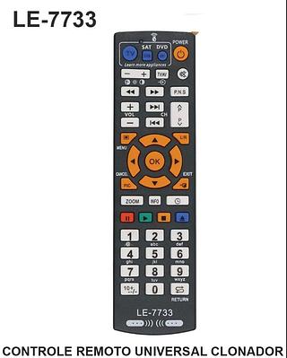 CONTROLE REMOTO LCD UNIVERSAL LELONG