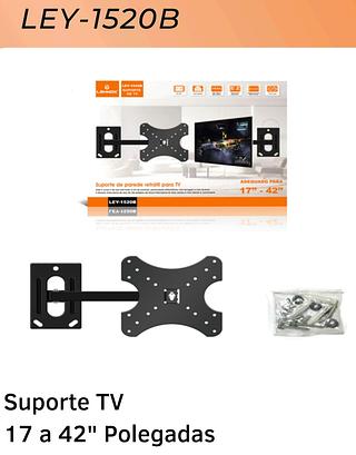 SUPORTE DE PAREDE RETRATIL PARA TV 14-42 POLEGADAS LEHMOX