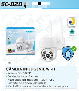 CAMERA INTELIGENTE WIFI 1080P FULL HD IT-BLUE
