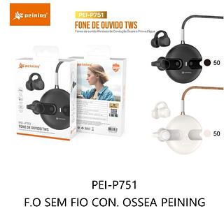 FONE DE OUVIDO TWS BLUETOOTH F.O SEM FIO CON. OSSEA PEINING