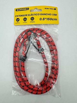 EXTENSOR ELASTICO GANCHO 1.5M BOMVINK